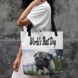 Bästa Hund-foto Tygkasse