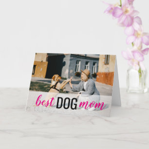 Bästa Hund-fotofoto-Mors dag Kort