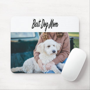 Bästa Hund-fotosvart text Musmatta