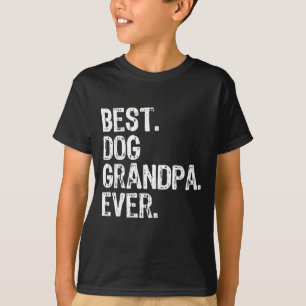 Bästa Hund Grandpa All Funny Coola T Shirt