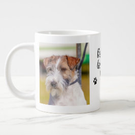 Bästa Hund Grandpa någonsin Photo Hund Jumbo Mugg