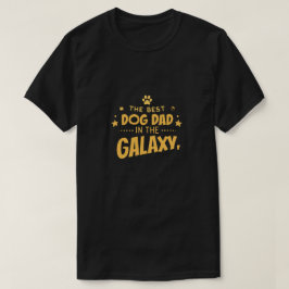 Bästa Hund i Pappa i Galaxy T Shirt