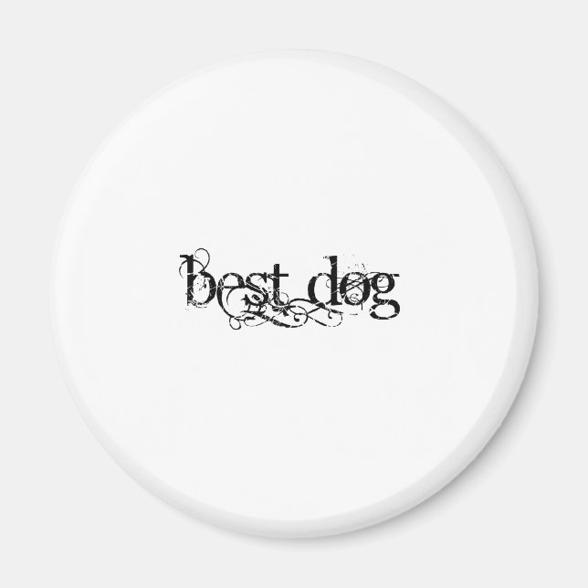 Bästa Hund Magnet (Framsidan)