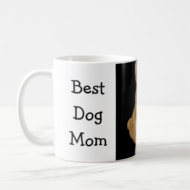 Bästa Hund-Mamma-din favoritbild i Bild Modern Kaffemugg (Vänster)
