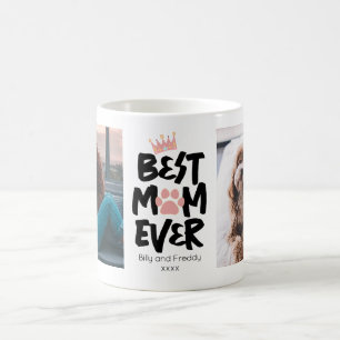 Bästa Hund-Mamma någonsin-2-foto-utskrift Kaffemugg