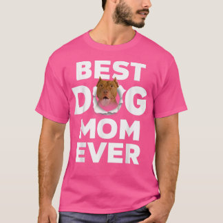 Bästa Hund-Mamma någonsin - Amerikanska Pit Bull Ä T Shirt