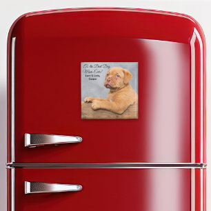 Bästa Hund-Mamma någonsin-Anpassade-fotonätverk Magnet