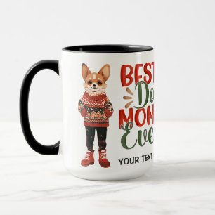 Bästa Hund Mamma någonsin Chihuahua Anpassningsbar Mugg