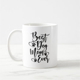 Bästa Hund-Mamma någonsin-design med höjder och av Kaffemugg