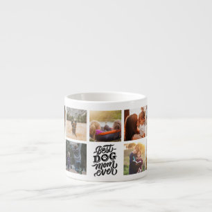 Bästa Hund Mamma någonsin-fotokollage för Personli Espressomugg