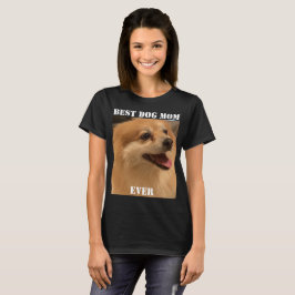 Bästa Hund-Mamma någonsin-fotot-Roligt Cute Puppy  T Shirt