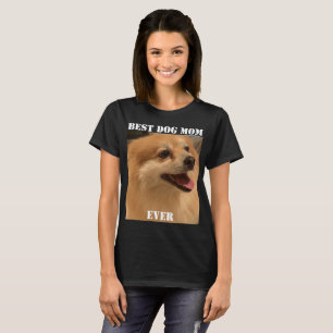 Bästa Hund-Mamma någonsin-fotot-Roligt Cute Puppy  T Shirt