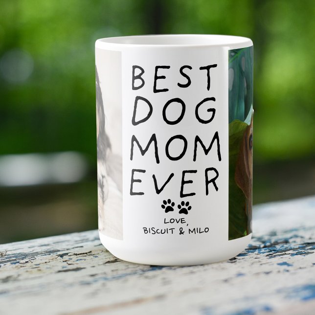 Bästa Hund Mamma någonsin från Hund 2 Photo Anpass Kaffemugg (Skapare uppladdad)