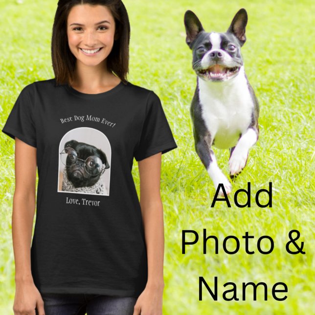 Bästa Hund Mamma någonsin från Hund Photo T Shirt (Skapare uppladdad)