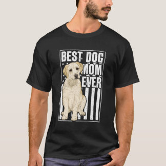 Bästa Hund Mamma någonsin, Gult Labrador-återkoppl T Shirt