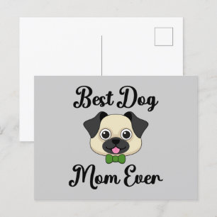 Bästa Hund Mamma någonsin Helg Vykort