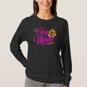 Bästa Hund Mamma någonsin Hundar-utskrift med hjär T Shirt