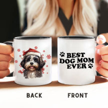 Bästa Hund Mamma någonsin i julklappen Shih Tzu Hu