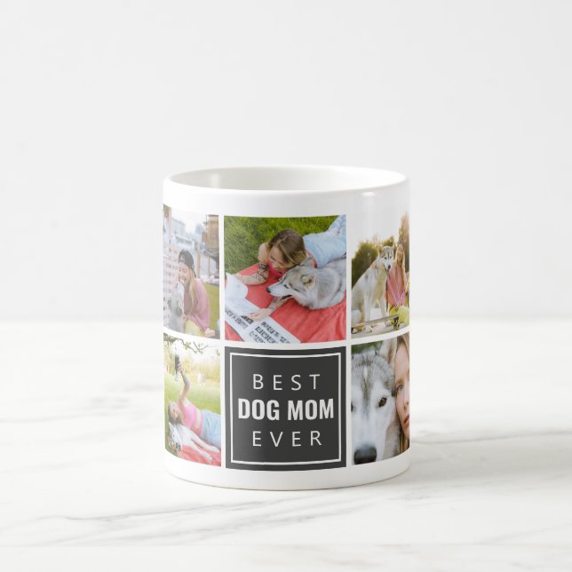 Bästa Hund-Mamma någonsin-kaffe Mugg (Center)