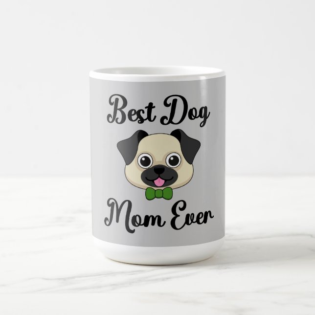 Bästa Hund Mamma någonsin Kaffemugg (Center)