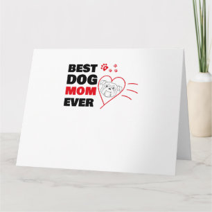 Bästa hund mamma någonsin kort