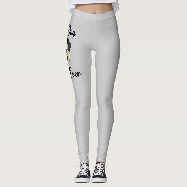 Bästa Hund Mamma någonsin Leggings (Framsida)