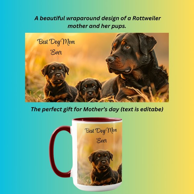 Bästa hund mamma någonsin mugg (Skapare uppladdad)