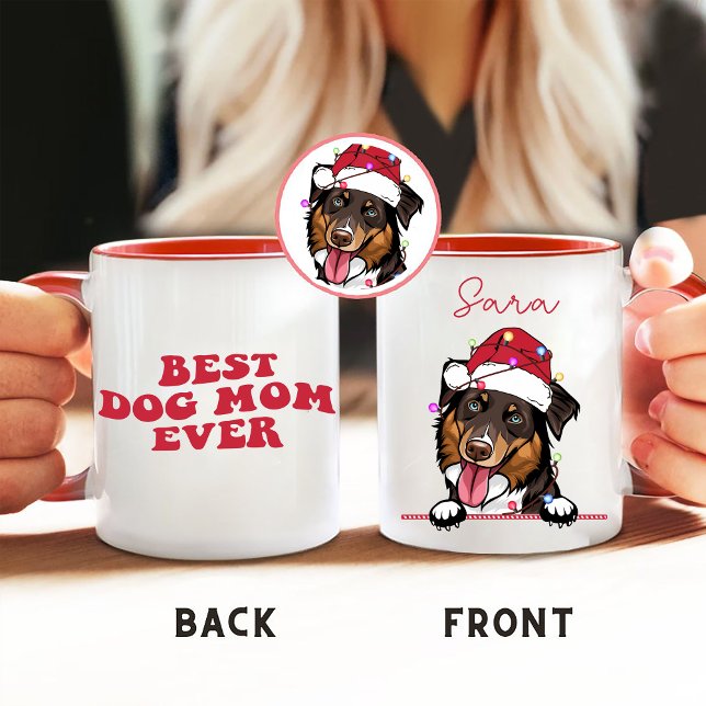 Bästa Hund Mamma någonsin Personlig Hand Teckning Mugg (Skapare uppladdad)