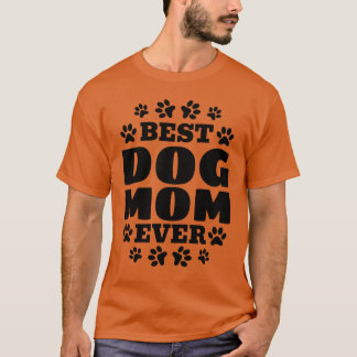 Bästa Hund Mamma någonsin Pet Hundägare Cute Hund T Shirt