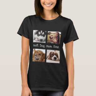 Bästa Hund-Mamma någonsin Pet-Personligen Black T- T Shirt