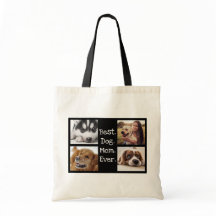 Bästa Hund Mamma någonsin Pet Photo Personlig Blac