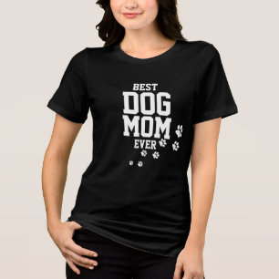 Bästa Hund Mamma någonsin Shirt - Tassar T-Shirt G