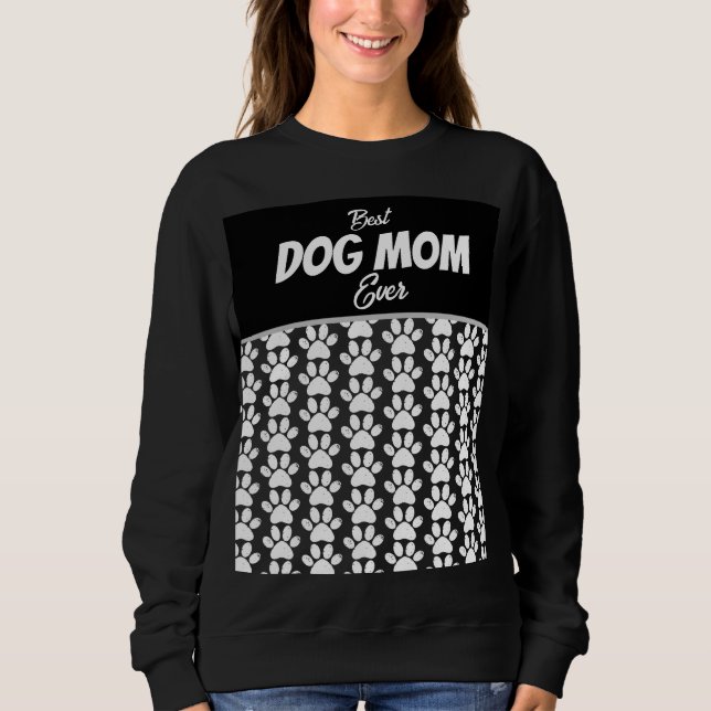BÄSTA HUND MAMMA NÅGONSIN T SHIRT (Framsida)