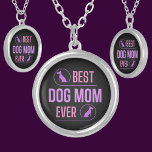 Bästa Hund Mamma någonsin, ynklig Mors dag-gåva Silverpläterat Halsband<br><div class="desc">Bästa Hund någonsin,  Mors dag Gift-designen är en underbar gåva till mamma,  hustru,  syster eller vänner som äger hundar! Berätta för dem hur mycket de uppskattar.</div>