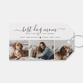 Bästa Hund Mamma: Personlig Hund Photo Mors dag Presentetikett