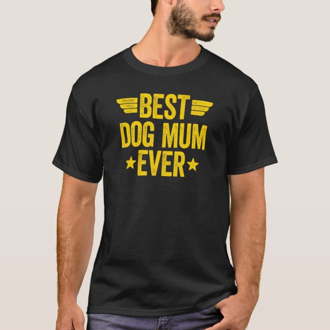 Bästa Hund Morsa någonsin 9 T Shirt (Framsida)