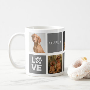 Bästa Hund någonsin Grått Personlig 5 Photo Mugg