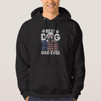 Bästa Hund Pappa All Labrador Retriever American F Hoodie