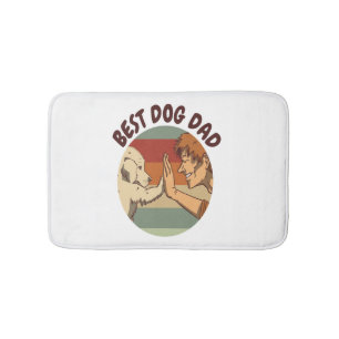 Bästa Hund Pappa Badrumsmatta