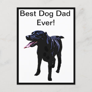 Bästa Hund, Pappa, Fars dag, vykort