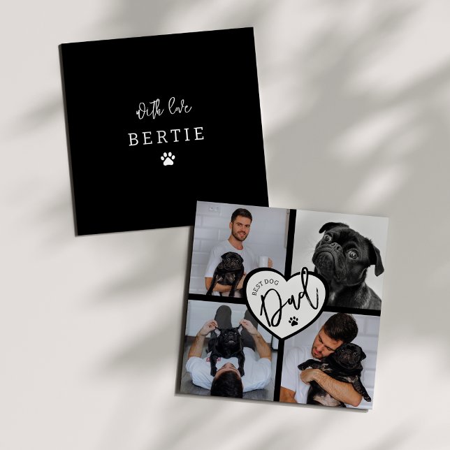 Bästa Hund Pappa | Fotokollage (Skapare uppladdad)