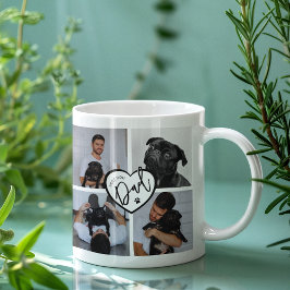 Bästa Hund Pappa | Fotokollage Kaffemugg