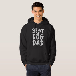 Bästa Hund Pappa Hoodie