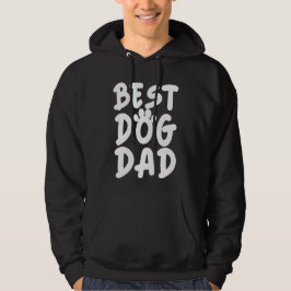 Bästa Hund Pappa Hoodie