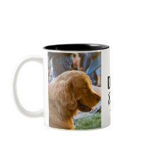 Bästa Hund-Pappa-kaffet med två ton Mugg