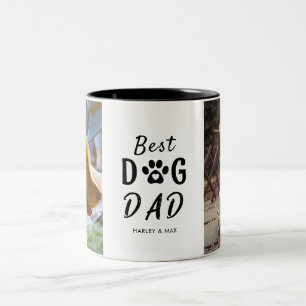 Bästa Hund-Pappa-kaffet med två ton Mugg