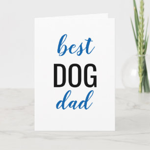Bästa Hund Pappa Kort