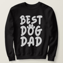 Bästa Hund Pappa Lång Ärmad Tröja