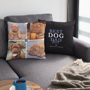 Bästa Hund Pappa någonsin 4-fotoPersonlig Kudde