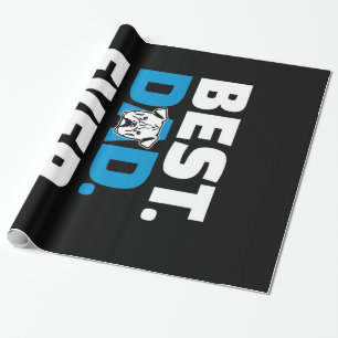 Bästa Hund Pappa någonsin Bulldog Älskare Engelska Presentpapper